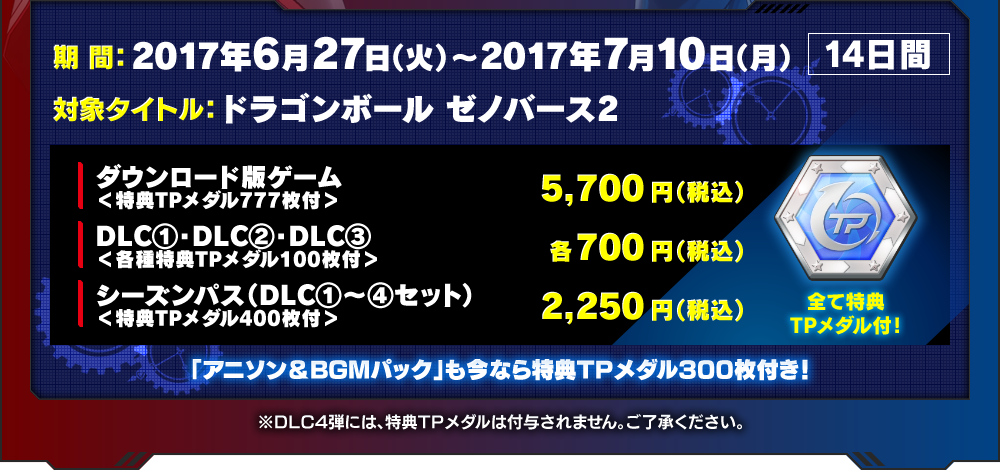 DLC4弾配信記念キャンペーン